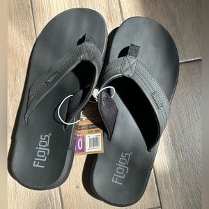 Black Flojo's sandals men's size 10